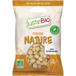 JUSTEBIO Juste Bio Noix de macadamia Bio 100g