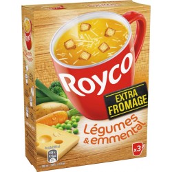 Royco Soupe déshydratée Légumes & emmental x3 20cl