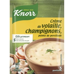 Knorr Soupe déshydratée crème de volaille et champignons