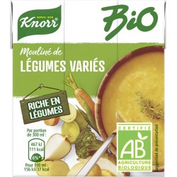 Knorr Soupe Bio Mouliné de Légumes Variés