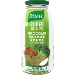 Knorr Soupe vegan brocolis quinoa rouge lait de coco
