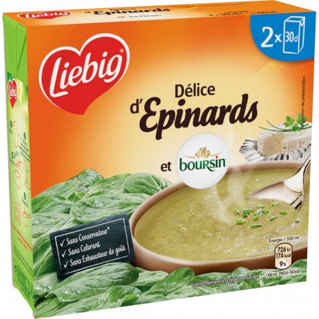 Liebig Soupe épinards et boursin