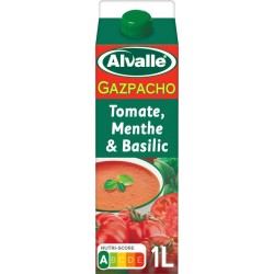 Alvalle Gazpacho tomate menthe et basilic 1L