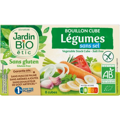 Jardin Bio Logique Bouillon légumes s/sel s/gluten Bio JARDIN BIO'LOGIQUE