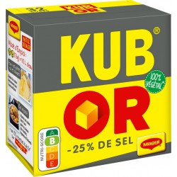 Kub Or Bouillon en cubes -25% de sel