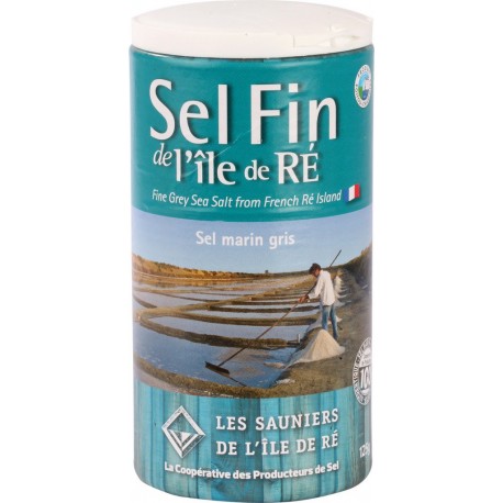 Les Sauniers De L Ile De Re Sel fin LES SAUNIERS DE L'ILE DE RE 125g