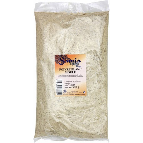 Samia Poivre blanc moulu 500g