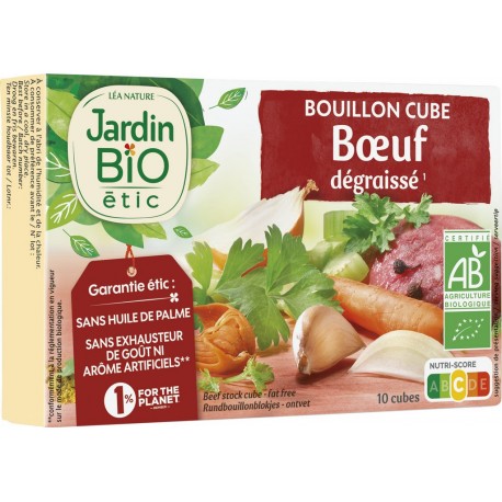 Jardin Bio Bouillons cubes bœuf Bio