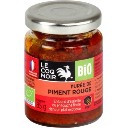 Le Coq Noir Fonds de sauce bio purée piment rouge