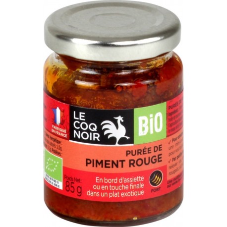 Le Coq Noir Fonds de sauce bio purée piment rouge