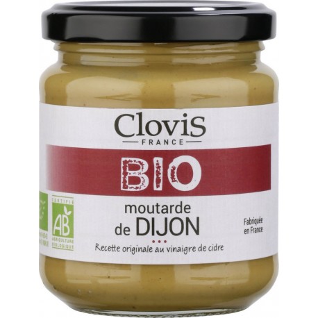 Clovis Moutarde de Dijon Bio