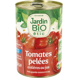 Jardin Bio Logique Tomates pelées entières au jus Bio JARDIN BIO'LOGIQUE