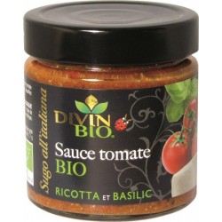 Divin Bio Sauce tomate ricotta basilic 190g