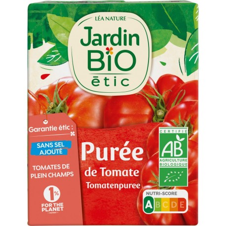 Jardin Bio Purée de tomate bio