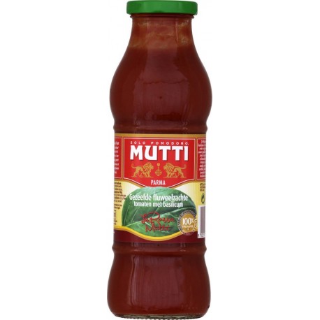 Mutti Purée de tomate au basilic