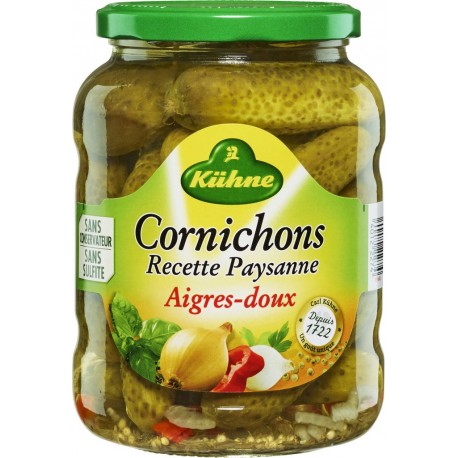 Kuhne Cornichons aigres-doux