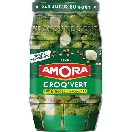 Amora Cornichons fins 5 épices & aromates