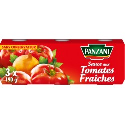 Panzani Sauce aux tomates fraîches 3x190g