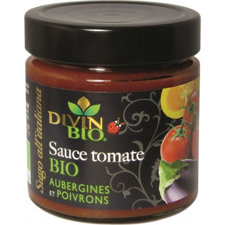 Divin Bio Sauce tomate poivrons aubergines