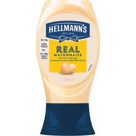 Mayonnaise real HELLMANN'S 250ml