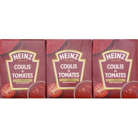 Heinz Coulis de Tomates x3 210g