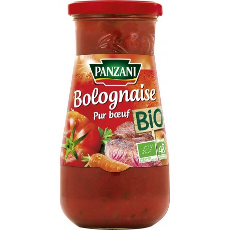 Panzani Sauce Bolognaise Pur Boeuf Bio 390g