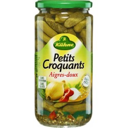 Kuhne Cornichons aigres-doux 360g