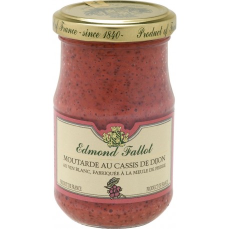 Edmond Fallot Moutarde au cassis de Dijon 205g