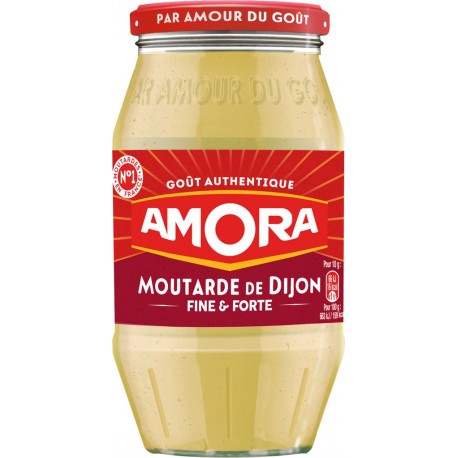 Amora Moutarde de Dijon fine & forte 440g