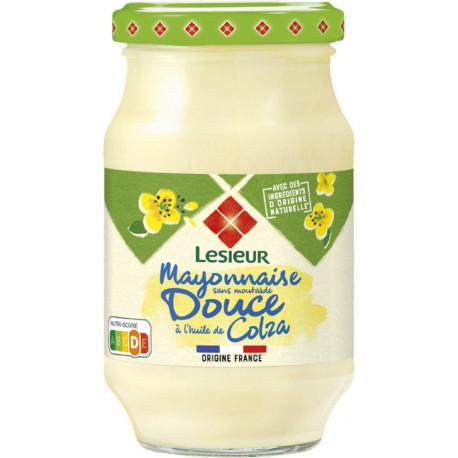 Lesieur Mayonnaise sans moutarde 235g