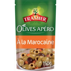 Tramier Olives vertes et noires apéro à la marocaine