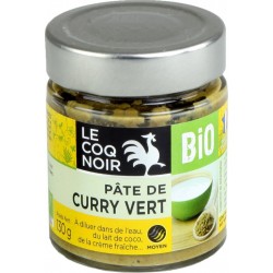 Le Coq Noir Pâte de curry vert bio