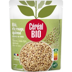 Cereal Blé micro-ondes riz rouge & quinoa bio