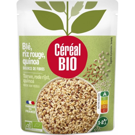 Cereal Blé micro-ondes riz rouge & quinoa bio