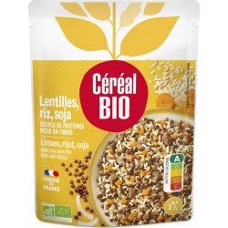 Cereal Lentilles riz & soja bio