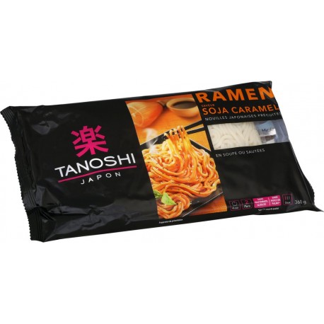 Tanoshi Nouilles japonaises soja caramel