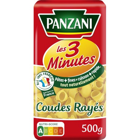 Panzani Pâtes coudes rayés 500g