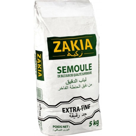 Zakia Semoule de blé dur extra-fine