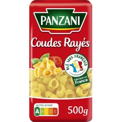 Panzani Pâtes coudes rayés