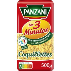 Panzani Pâtes Les 3 Minutes Coquillettes 500g