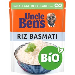 Uncle Ben’s micro-ondes Bio basmati 2mn 240g