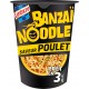 Lustucru Pâtes BANZAÏ NOODLE saveur Poulet 67g