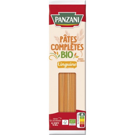 Panzani Pâtes linguine au blé complet Bio