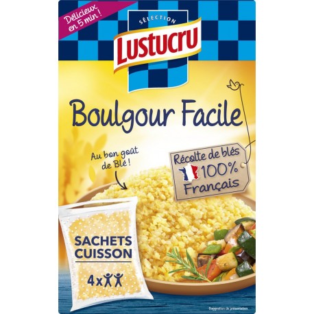 Lustucru Boulgour facile 4x90g