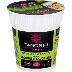 Tanoshi Nouilles japonaises légumes/sauce soja