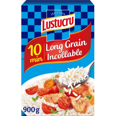 Lustucru Riz long grain 10mn 900g