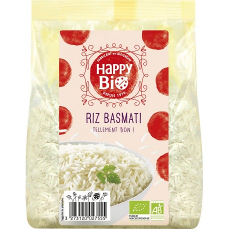 Happy Bio Riz basmati blanc bio