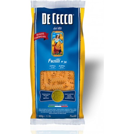 34 De Cecco Pâtes fusilli n°