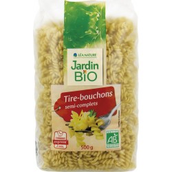 Jardin Bio Logique Pâtes Tire-bouchons semi-complets JARDIN BIO'LOGIQUE 500g