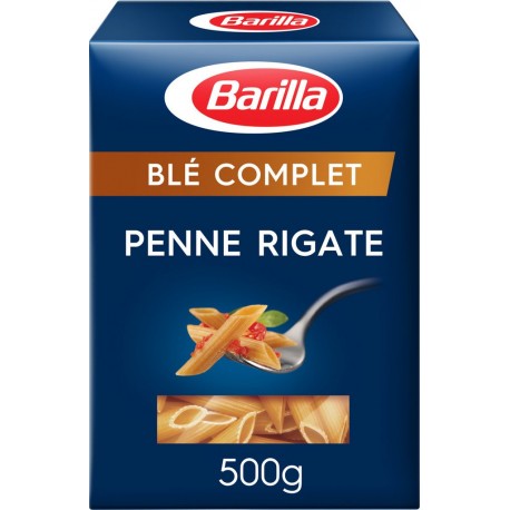 Barilla Pâtes penne Rigate au blé complet